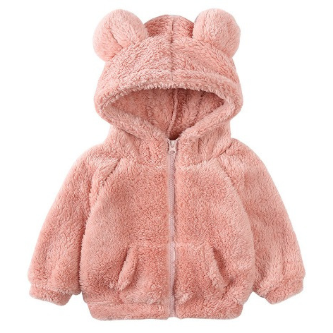 Newest 2 PINK VS teddy half zip hoodie