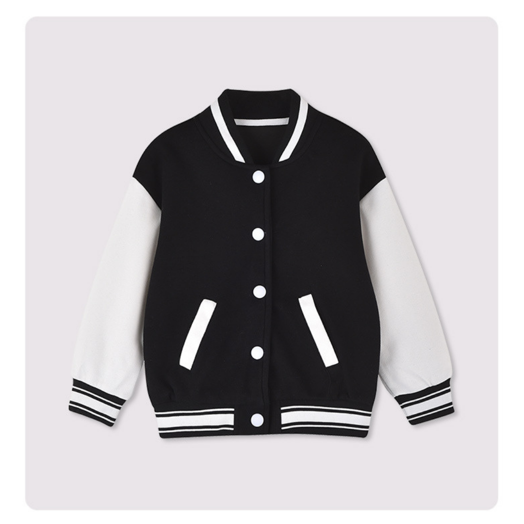 American Style Varsity Jacket Black