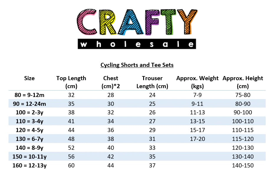 Kids Tales Children's Cycling Shorts Set - Deep Purple – Crafty Wholesale  Limited