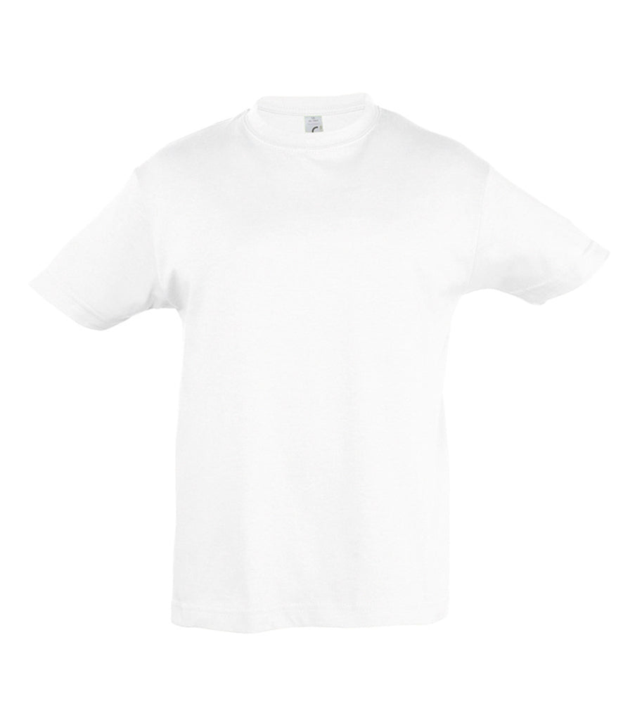 Kids Baby Plain T Shirt White