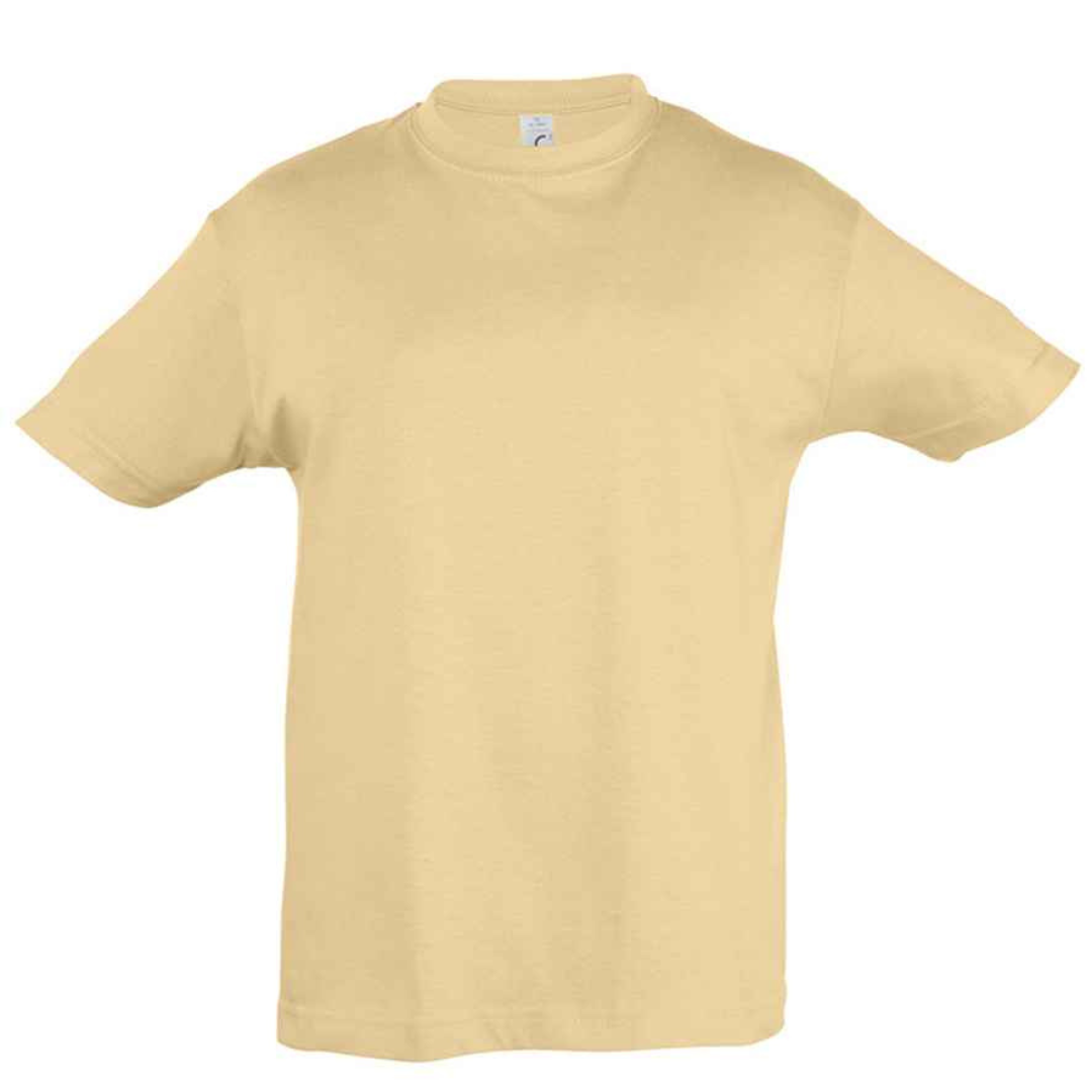 Kids Plain T Shirt Sand