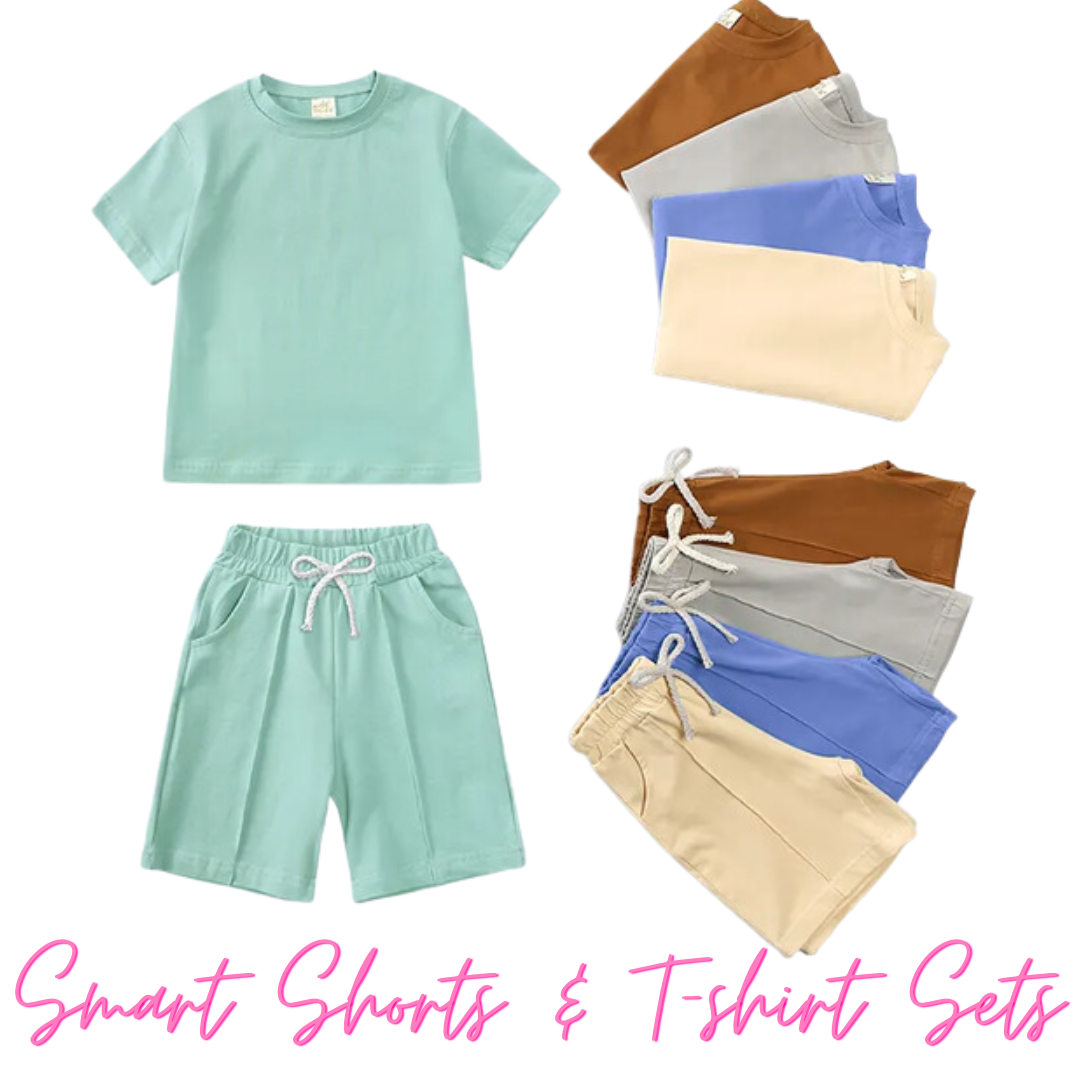 Smart Shorts & T-Shirt Sets