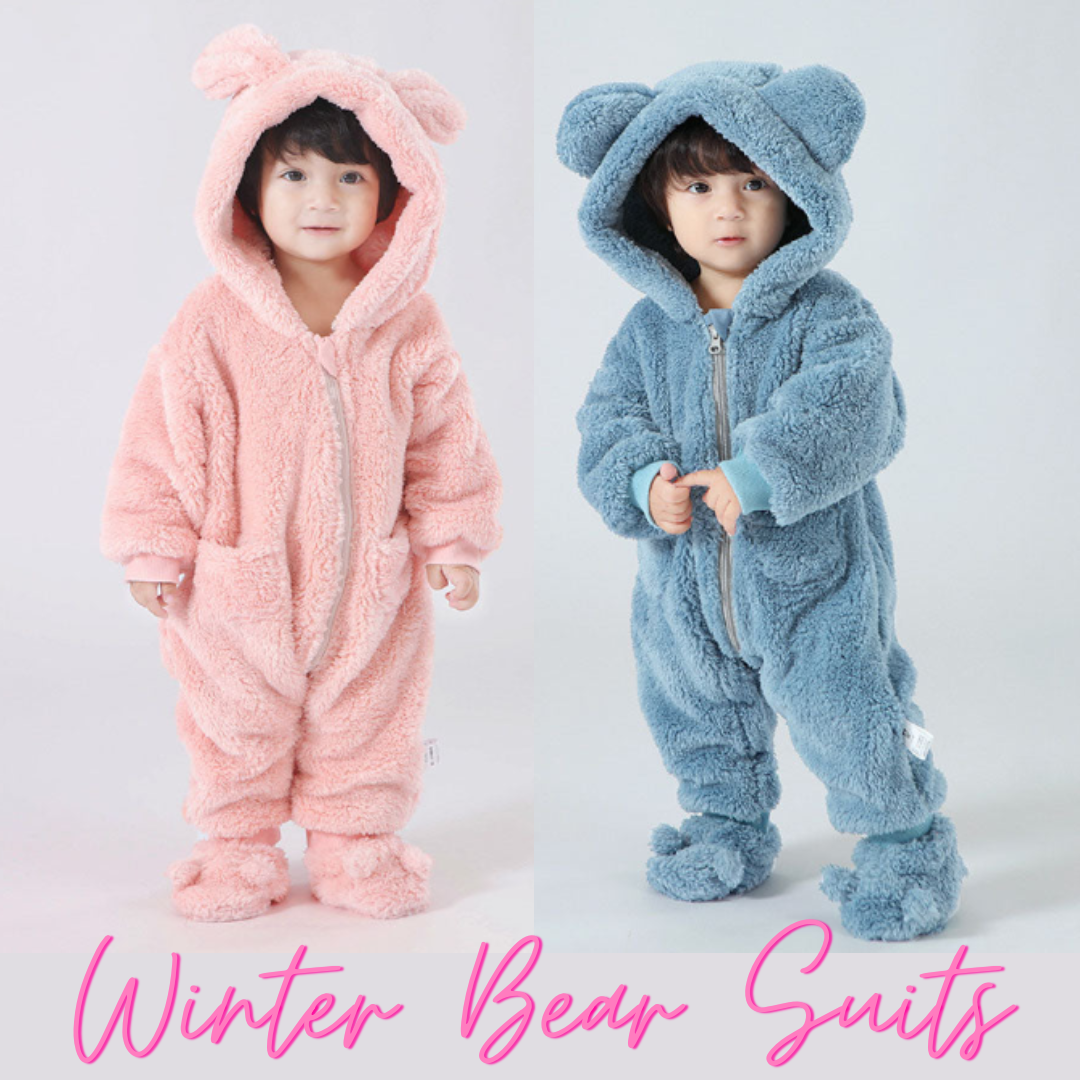 Winter Bear Suits with Booties