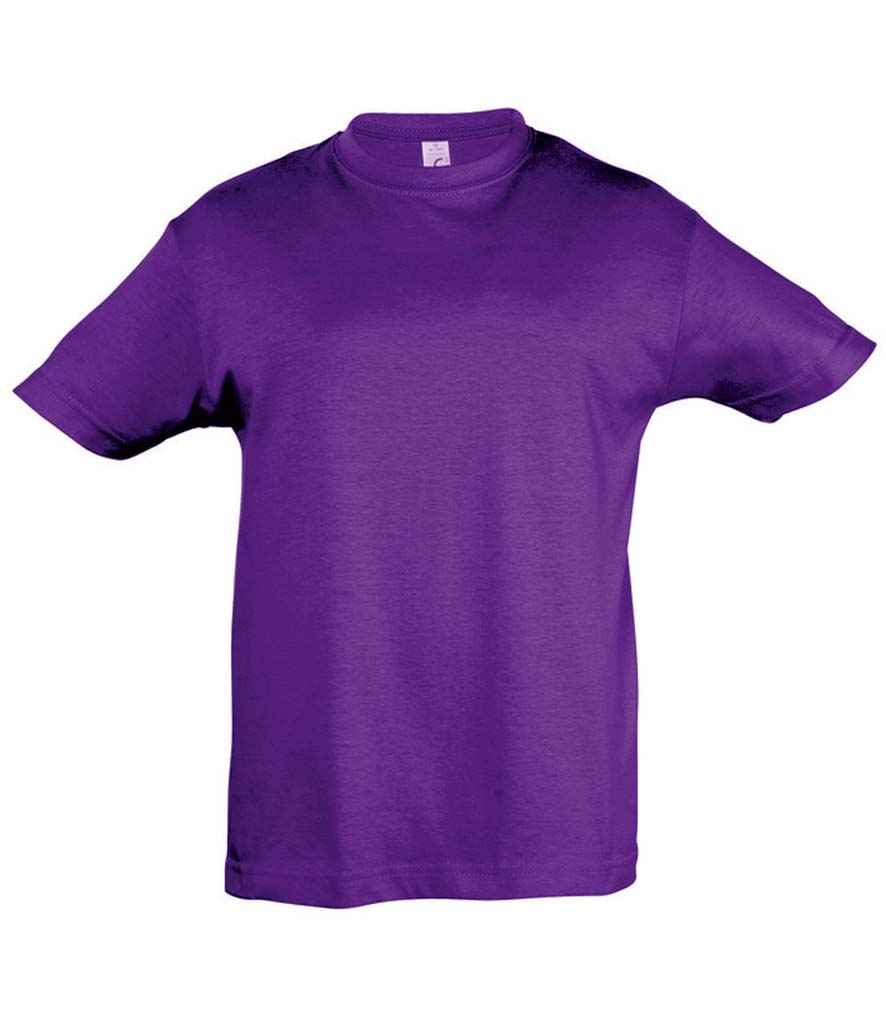Kids Plain T-Shirt - Purple
