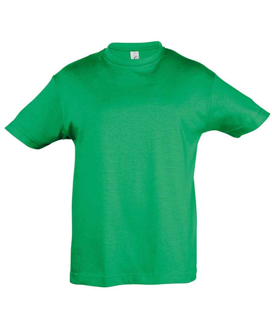 Kids Plain T-Shirt - Kelly Green