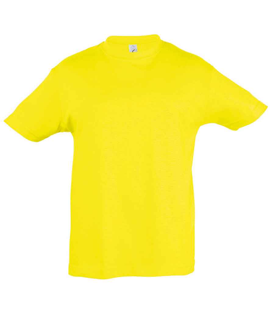 Kids Plain T-Shirt - Lemon