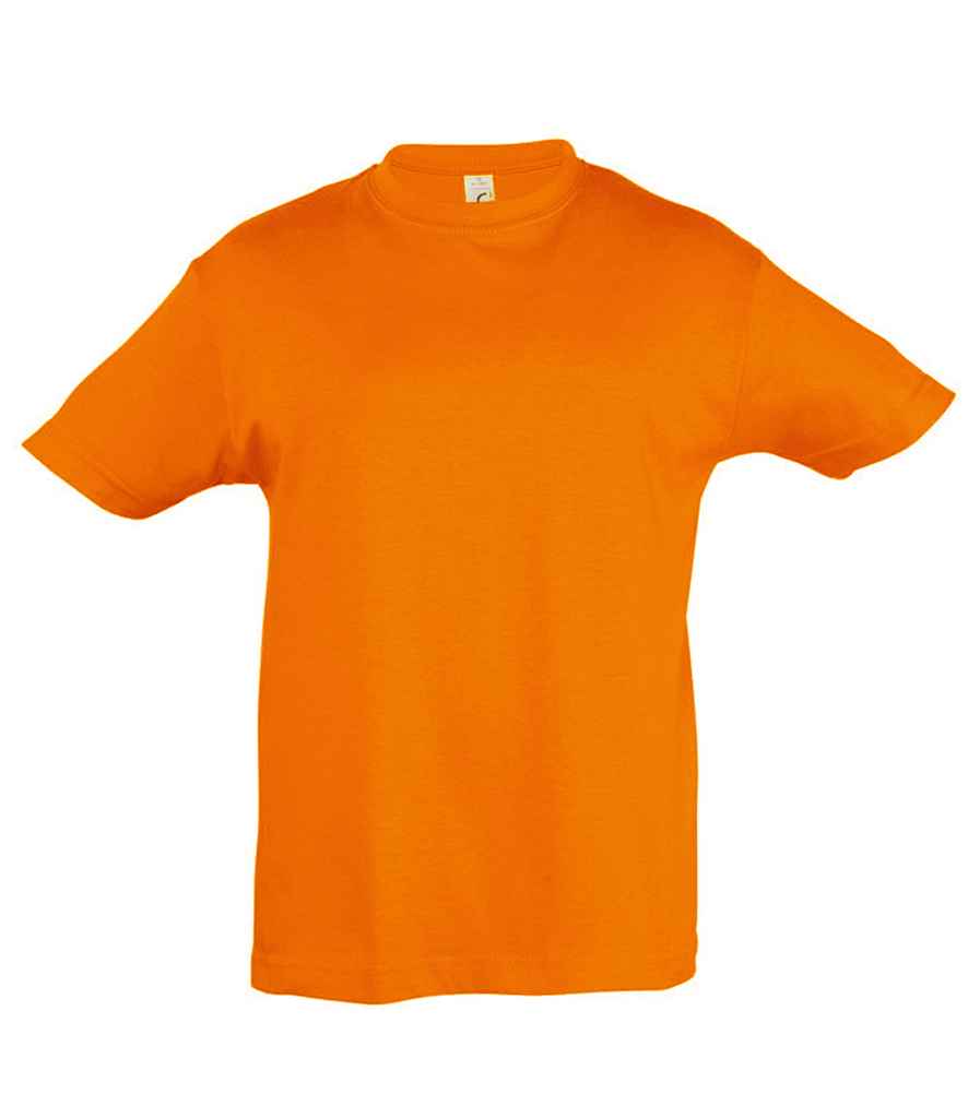 Kids Plain T-Shirt - Orange