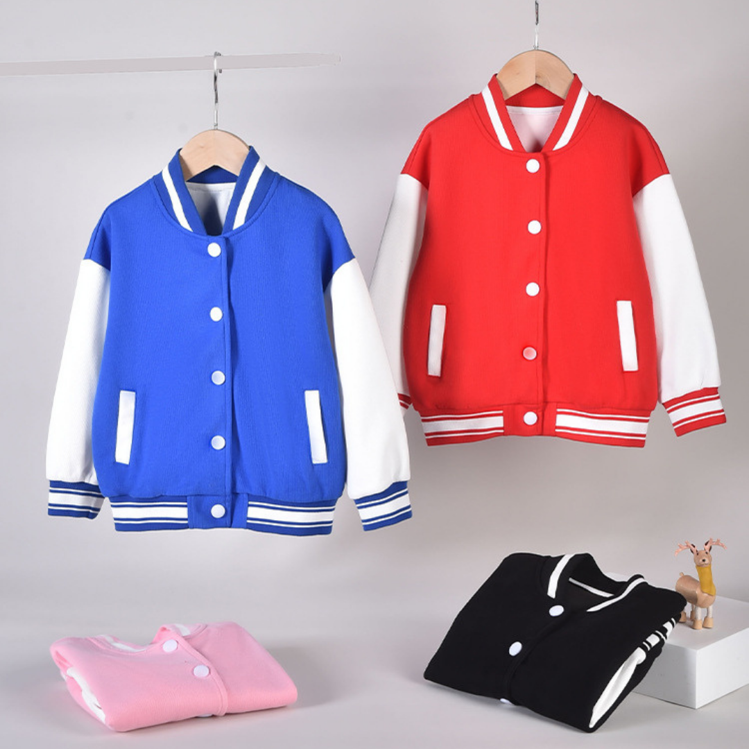 American Style Varsity Jacket - Blue