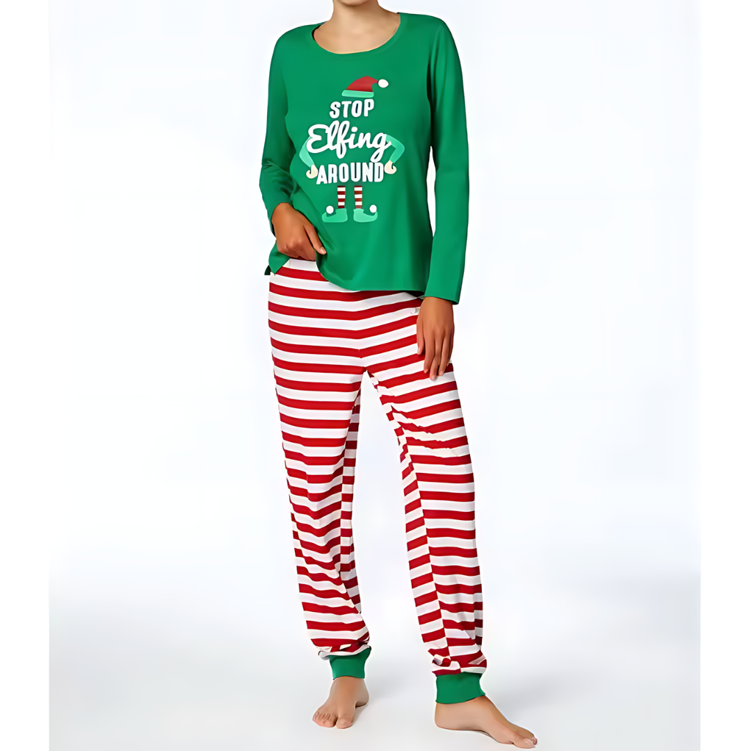 Stop elfing around pajamas sale