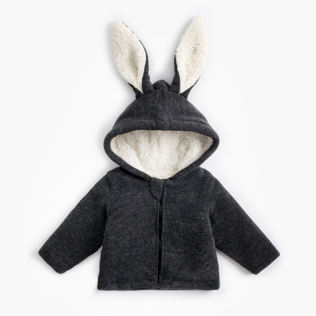 Premium Bunny Fleece Hoodie - Dark Charcoal