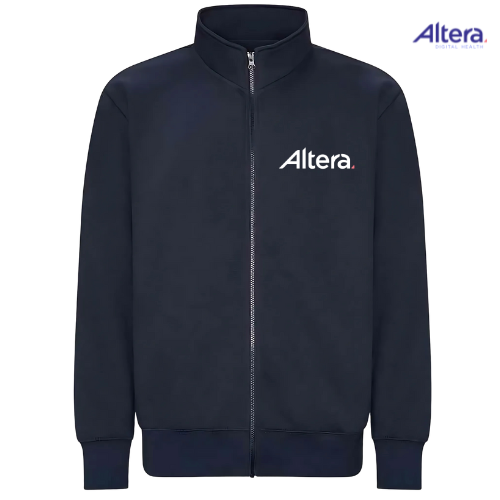 Navy Full Zipped Sweatshirt - Altera