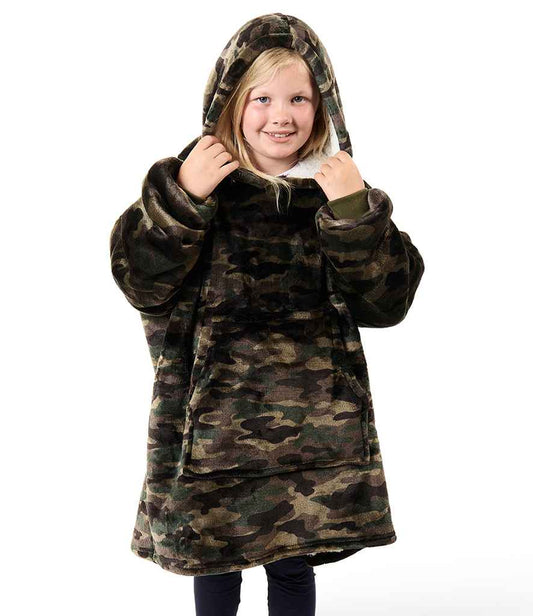 Kids Cuddle Hoodie - Camo