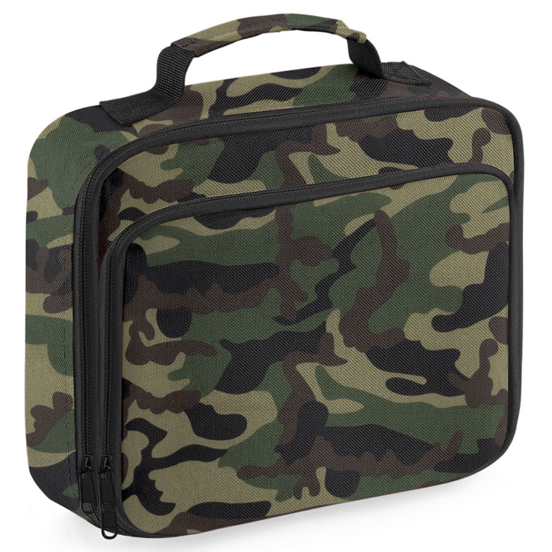 Camo Print Lunch Cooler Bag