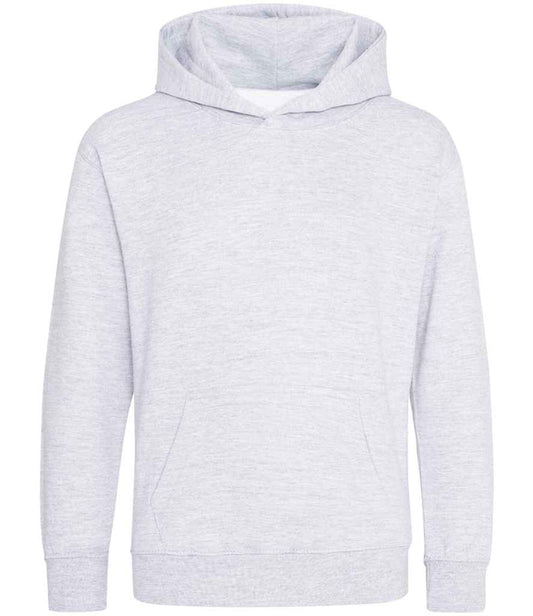 Kids Blank Cotton Hoodie - Ash Grey