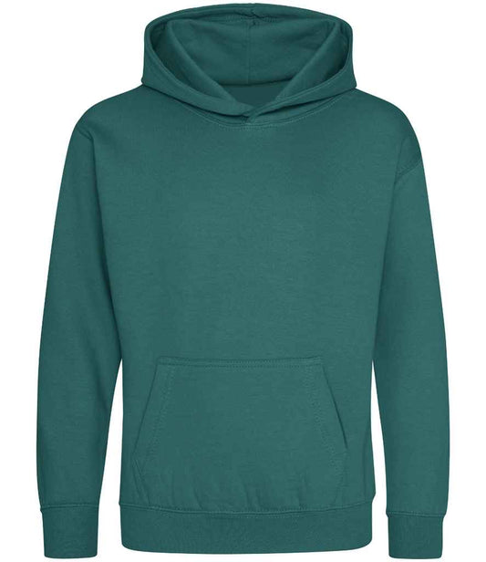 Kids Blank Cotton Hoodie - Jade