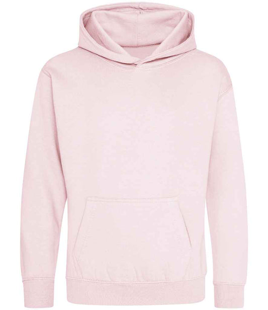 Kids Blank Cotton Hoodie - Baby Pink