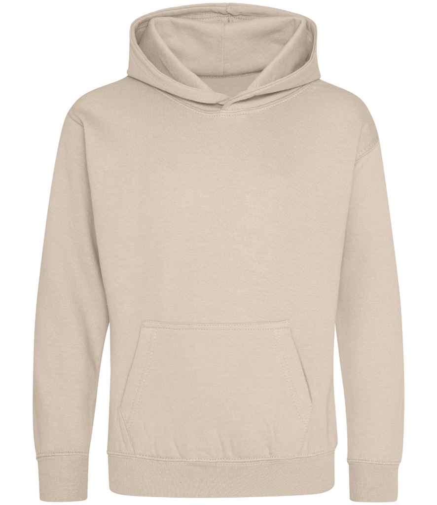 Kids Blank Cotton Hoodie - Stone