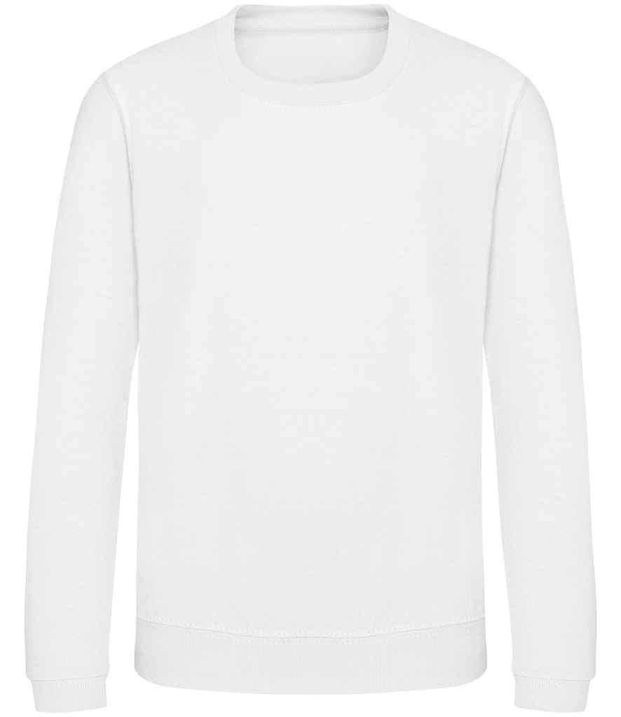 Kids Blank Cotton Sweatshirt - White