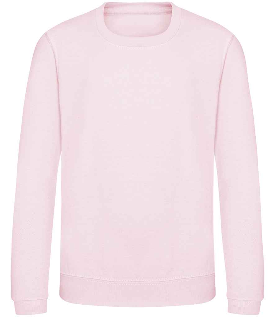 Kids Blank Cotton Sweatshirt - Baby Pink