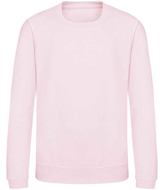 Kids Blank Cotton Sweatshirt - Baby Pink