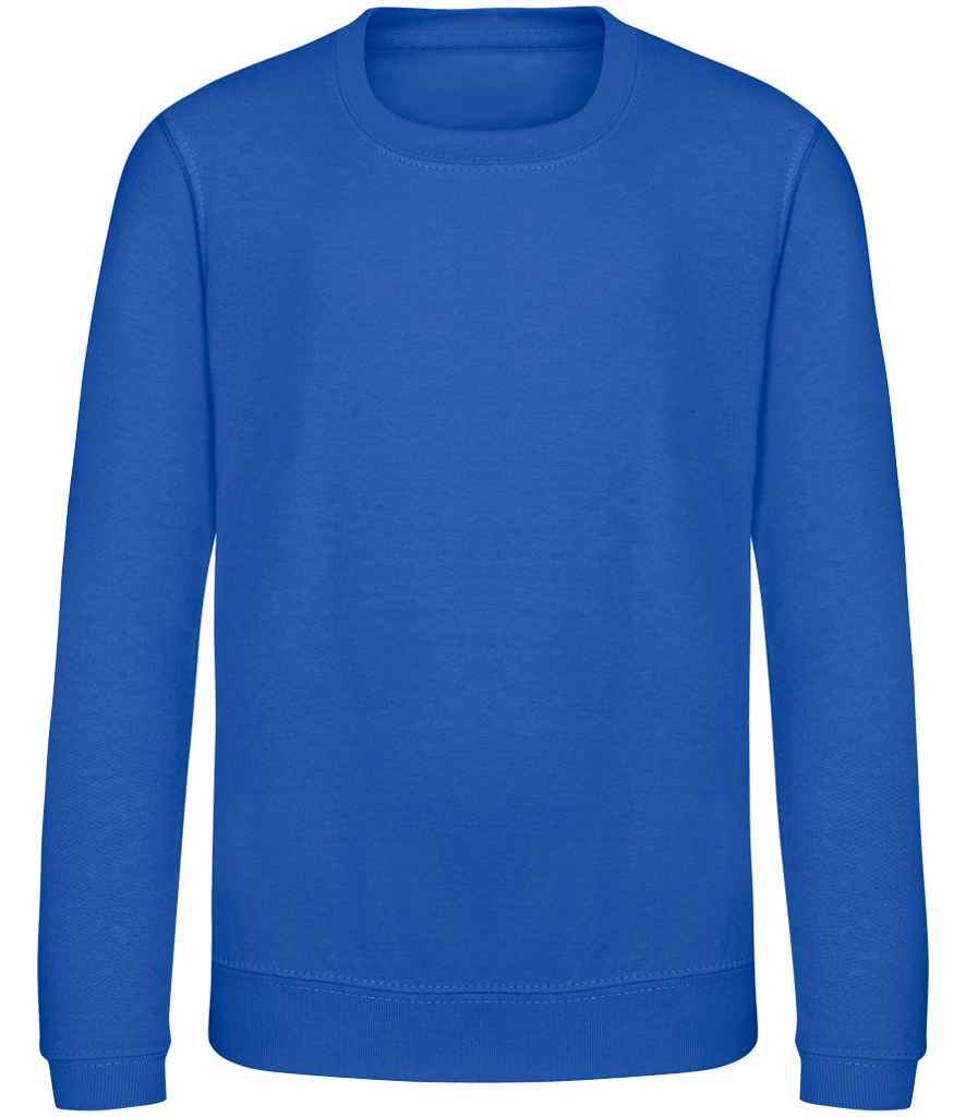 Kids Blank Cotton Sweatshirt - Royal Blue