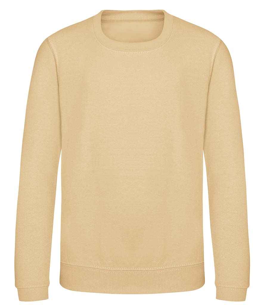 Kids Blank Cotton Sweatshirt - Sand