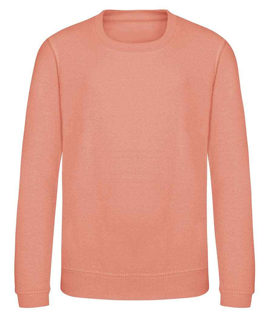 Kids Blank Cotton Sweatshirt - Dusty Pink