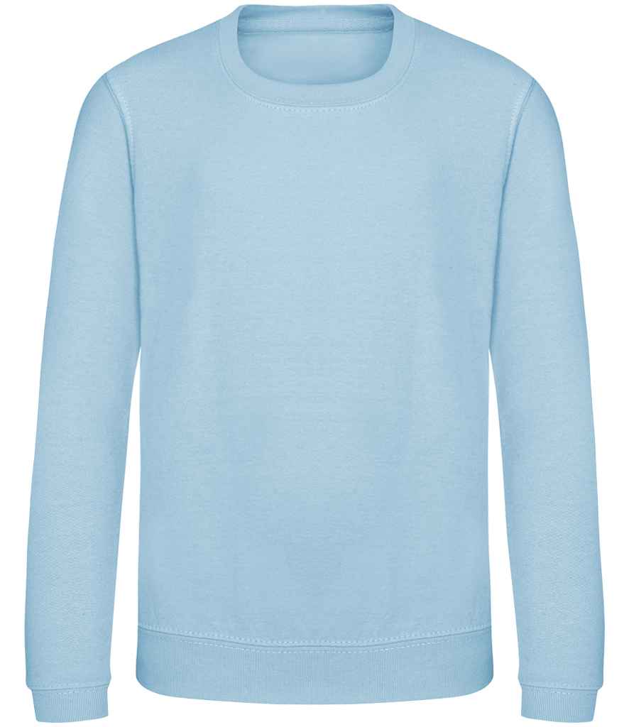 Kids Blank Cotton Sweatshirt - Ice Blue