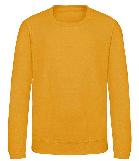 Kids Blank Cotton Sweatshirt - Mustard