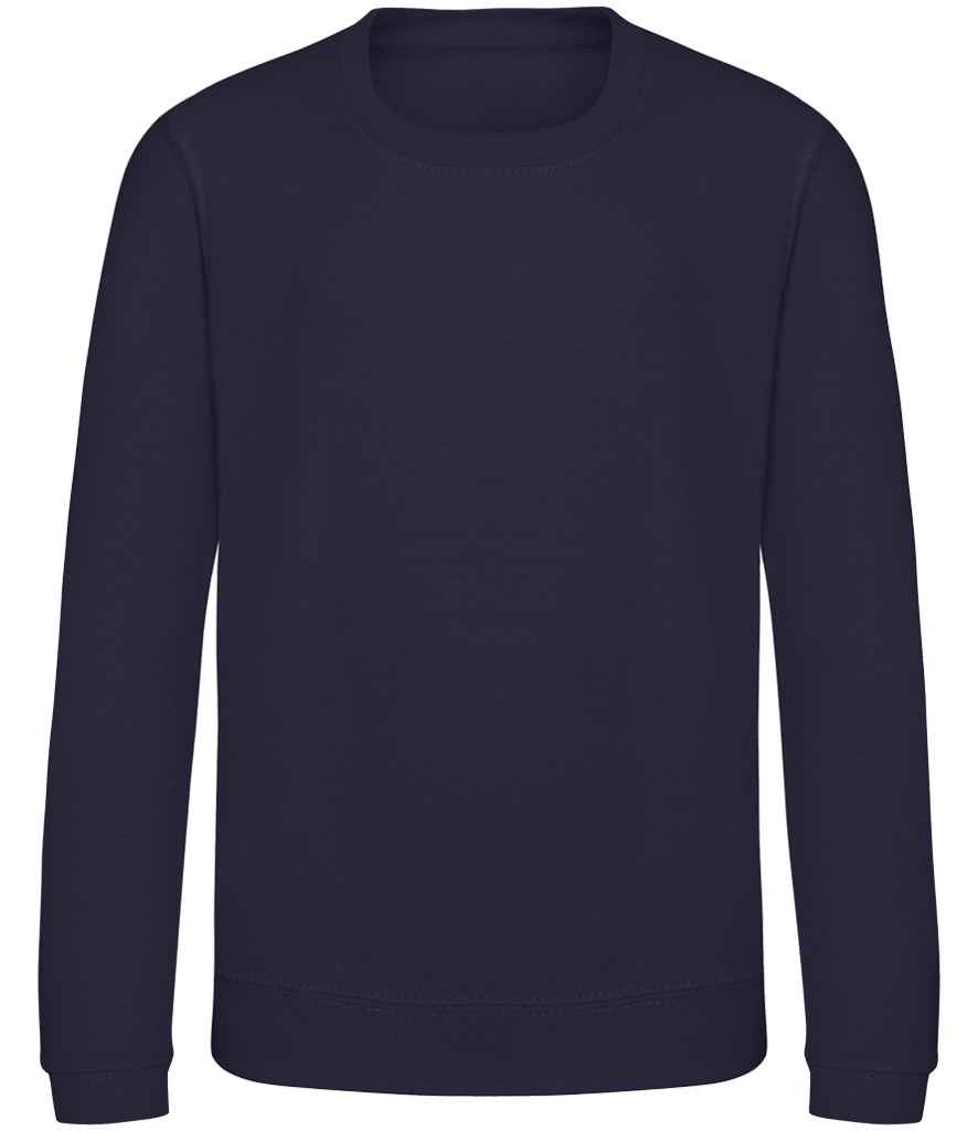 Kids Blank Cotton Sweatshirt - French Navy