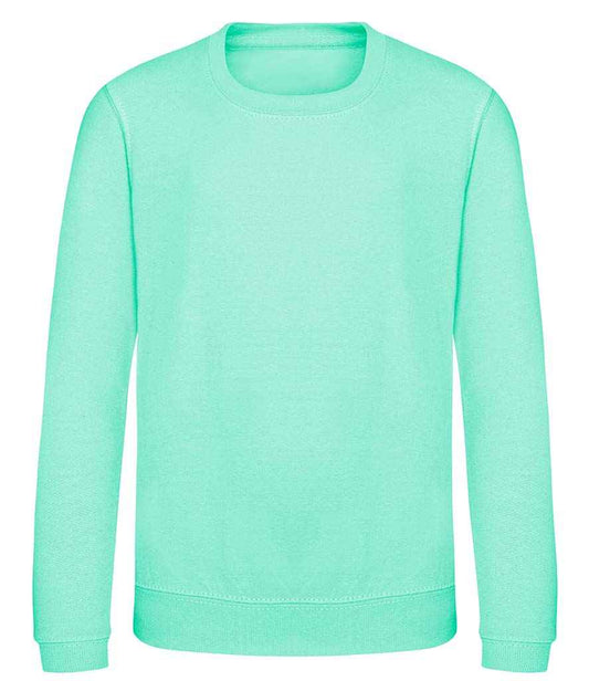 Kids Blank Cotton Sweatshirt - Peppermint