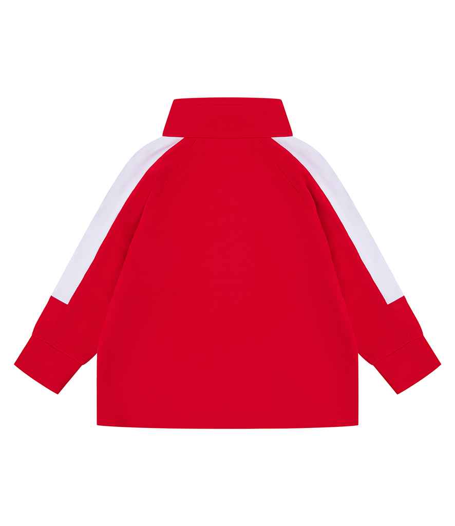 Baby/Toddler Poly Tracksuit - Red/White