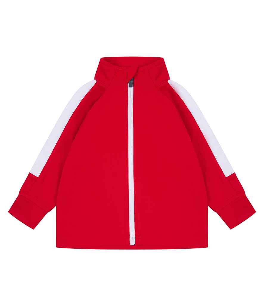 Baby/Toddler Poly Tracksuit - Red/White