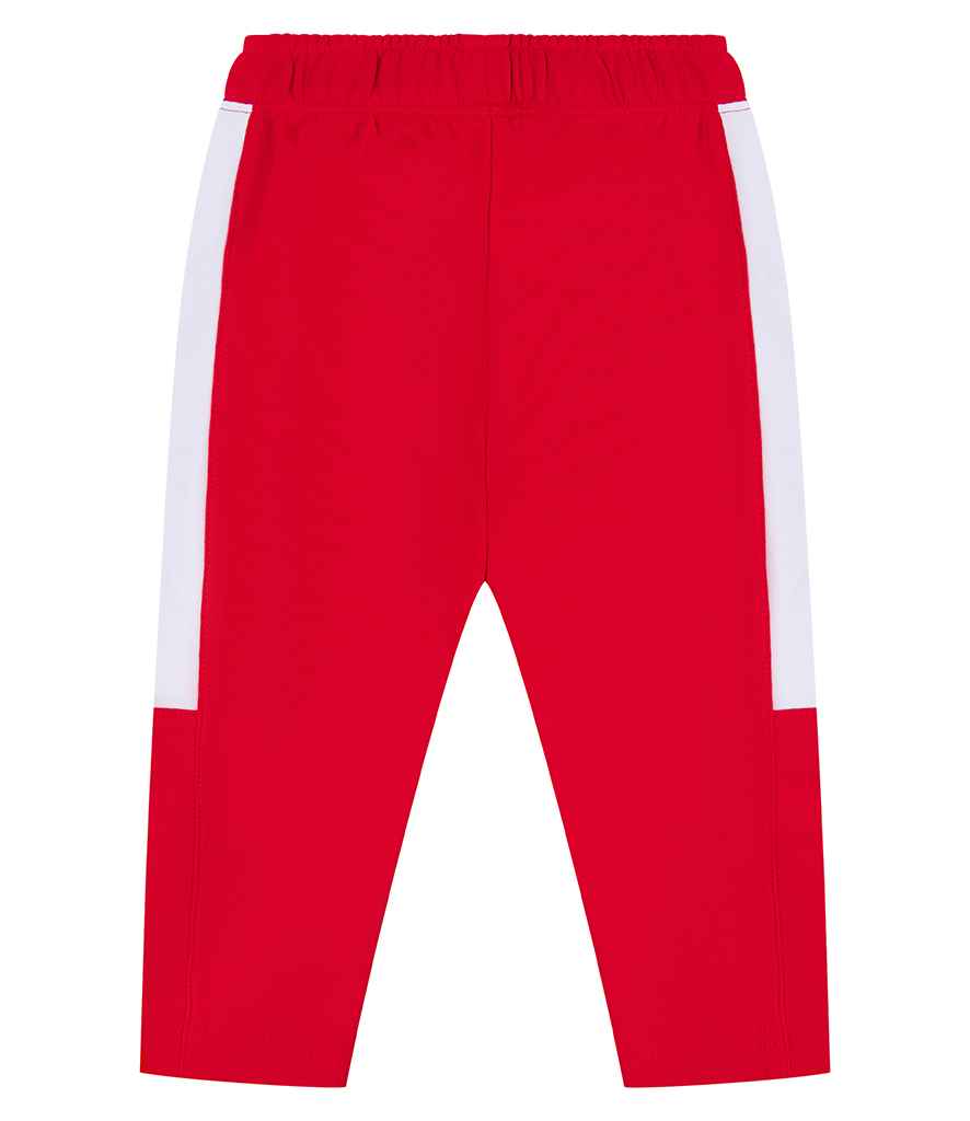 Baby/Toddler Poly Tracksuit - Red/White