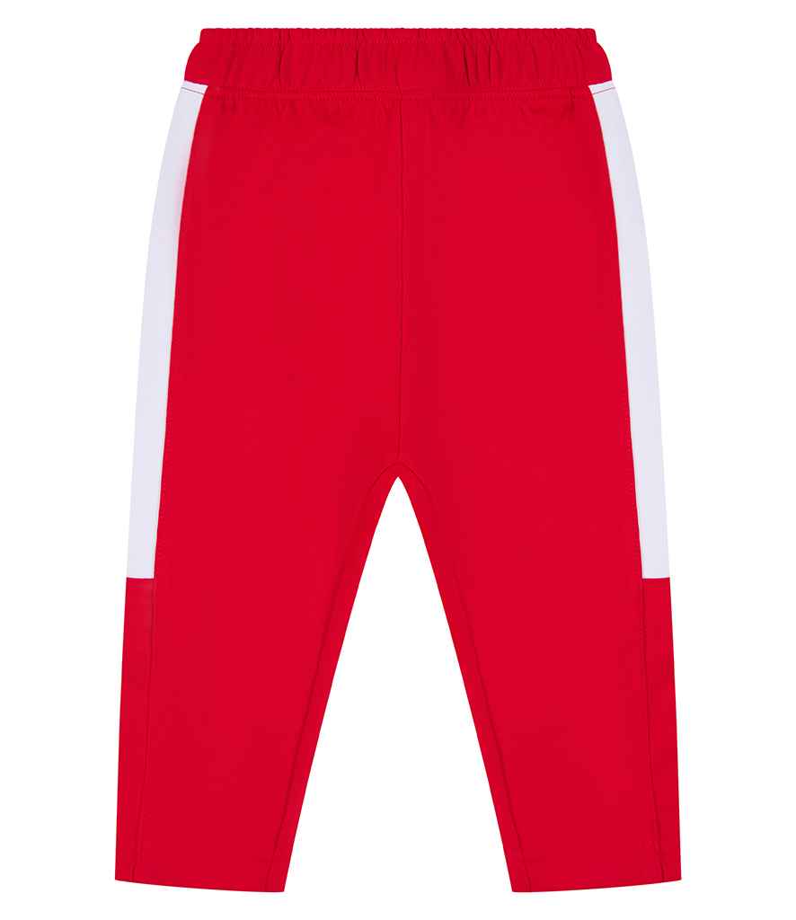 Baby/Toddler Poly Tracksuit - Red/White