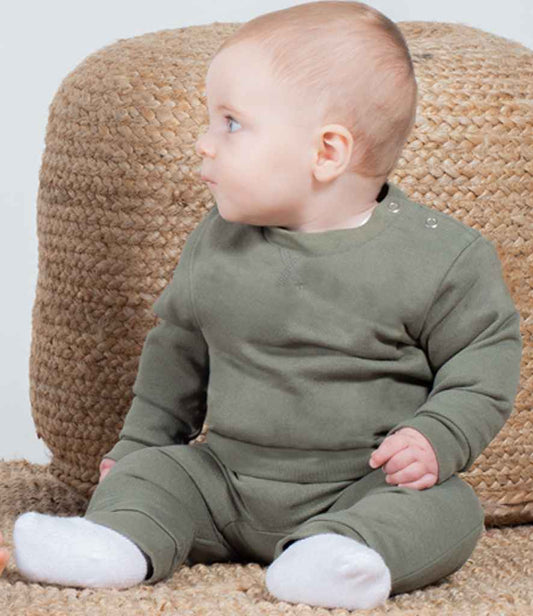 Baby/Toddler Sustainable Hoodie Tracksuit - Khaki