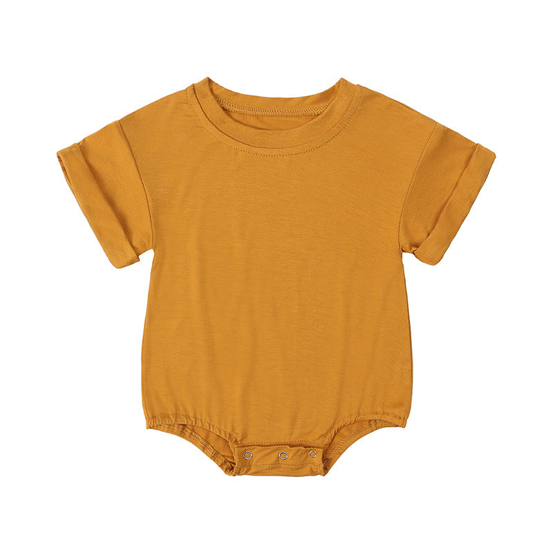 Baby Summer Romper - Tan