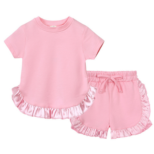 Ruffle Shorts & Tee Sets – Crafty Wholesale Limited