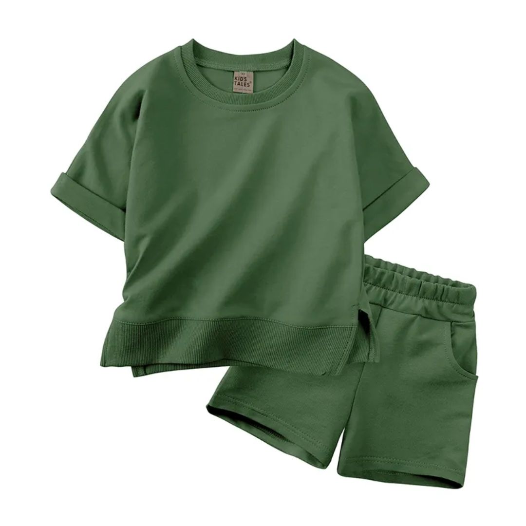 Blank Kids Tales Spring Shorts & Tee Sets  - Digital Images