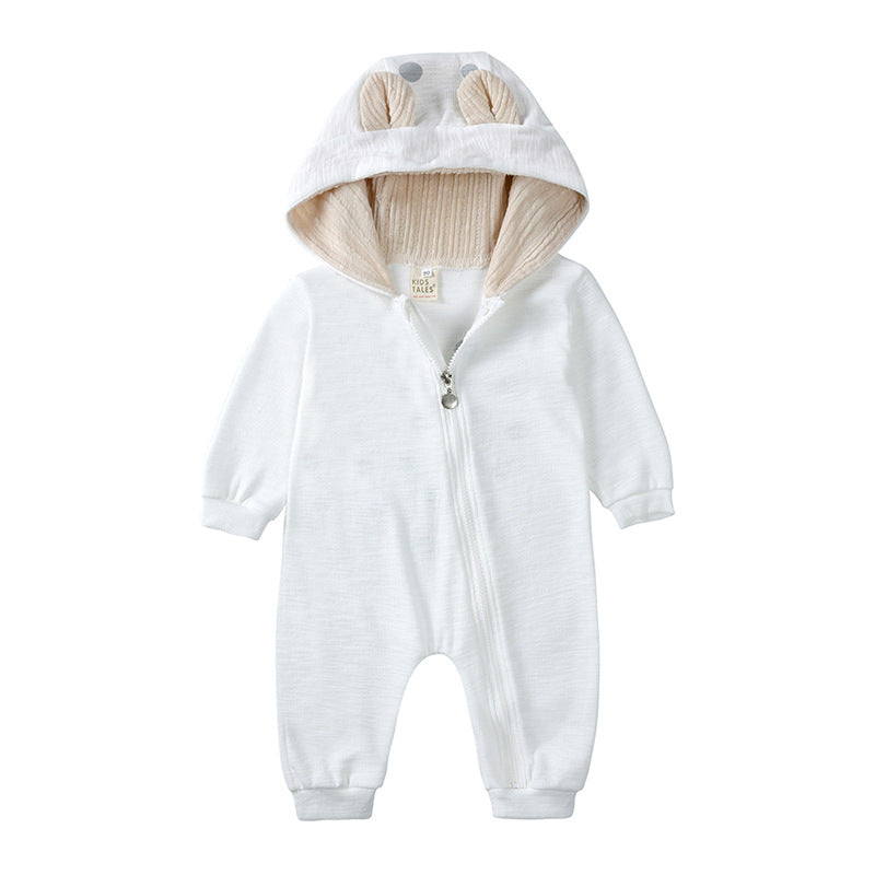 Kids Tales Cute Deer Onesie - White