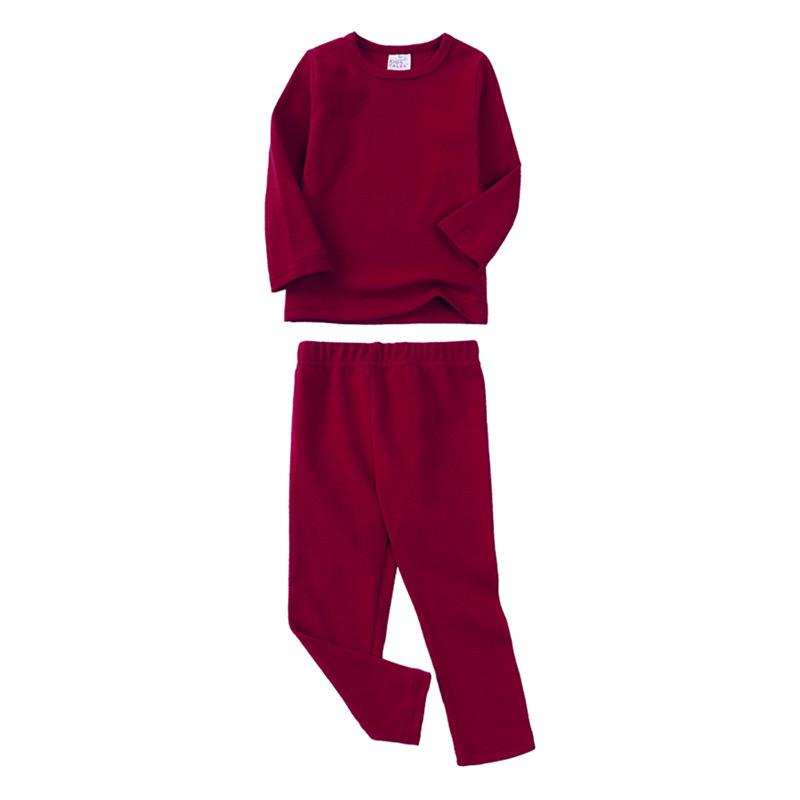 Soft Sanded Kids Tales Loungewear - Wine Red