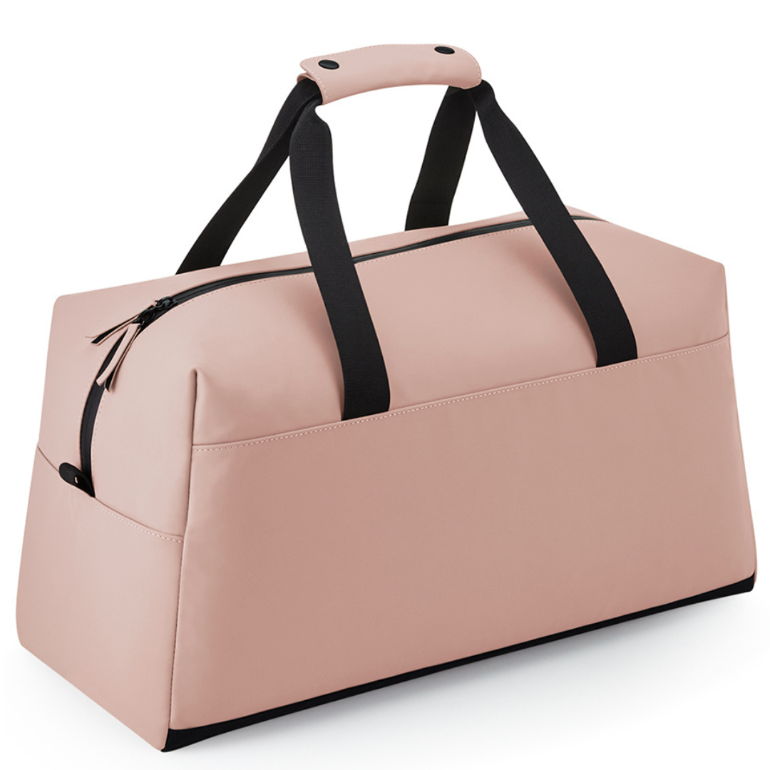 BagBase Matte PU Weekender - Nude Pink