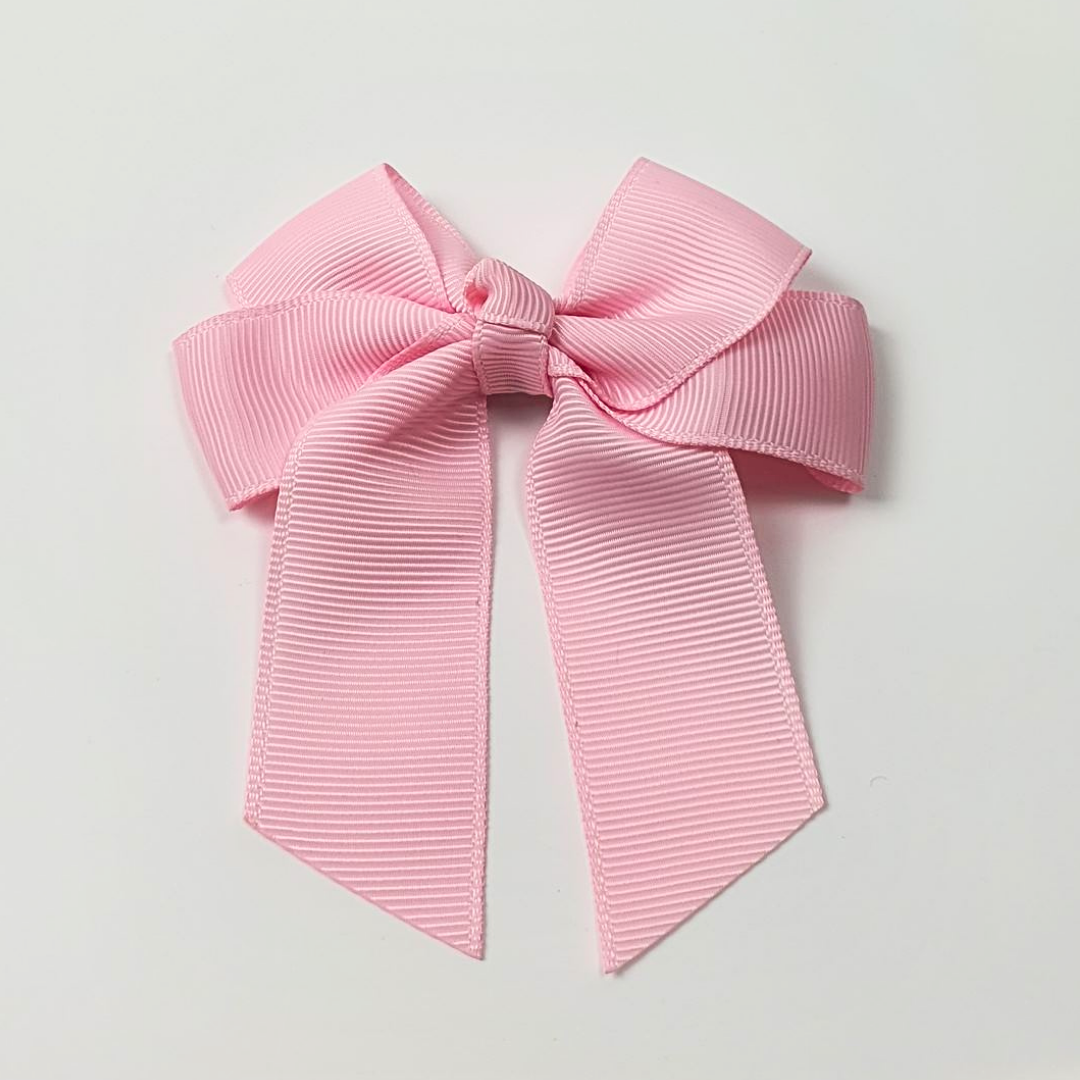 Children's Blank Hair Bow - Pink