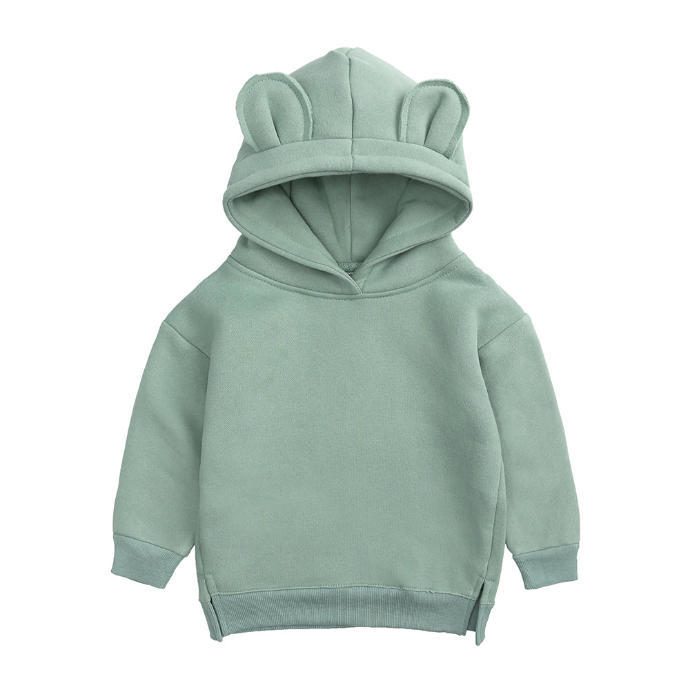 Cotton Bear Hoodie - Sage