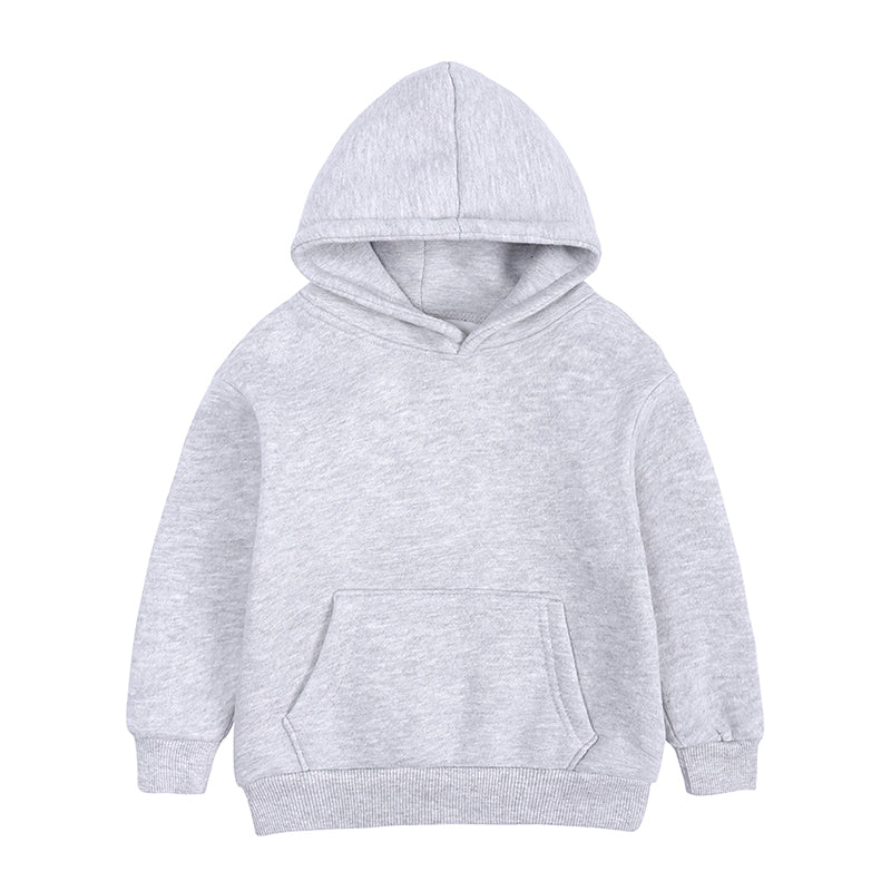 Thick Fleece Hooded Tracksuit - Grey