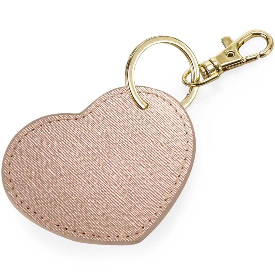 BagBase Boutique Heart Key Clip