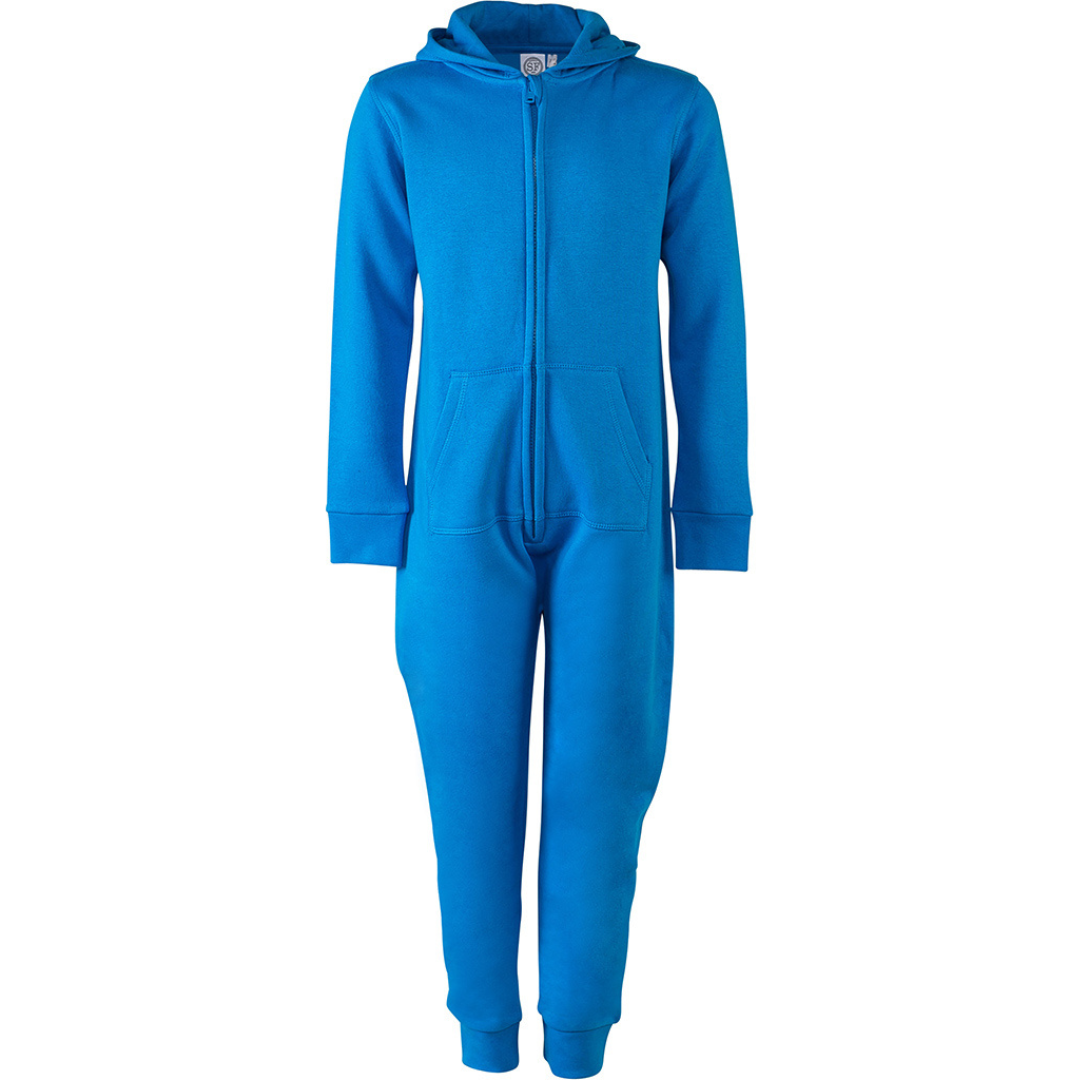 Kids Blank All in One Onesie - Blue