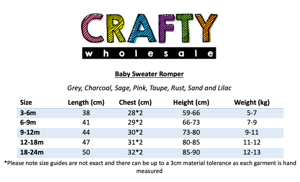Baby Sweater Romper - Charcoal Grey