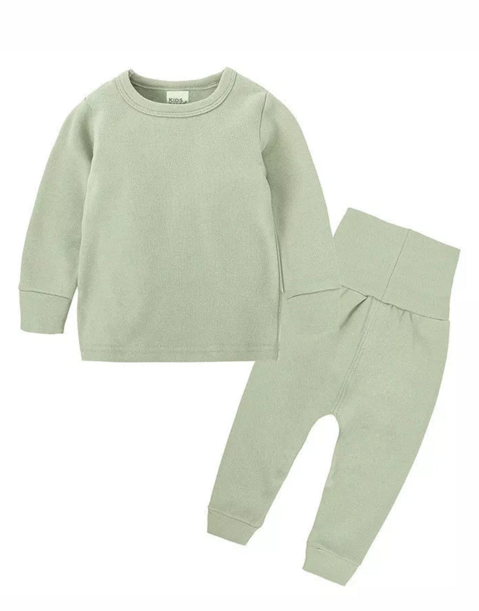 Kids Tales Loungeset - Sage Green